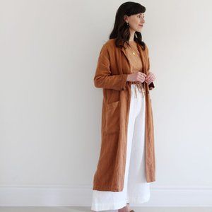 ESBY BARONNE DUSTER - RUST